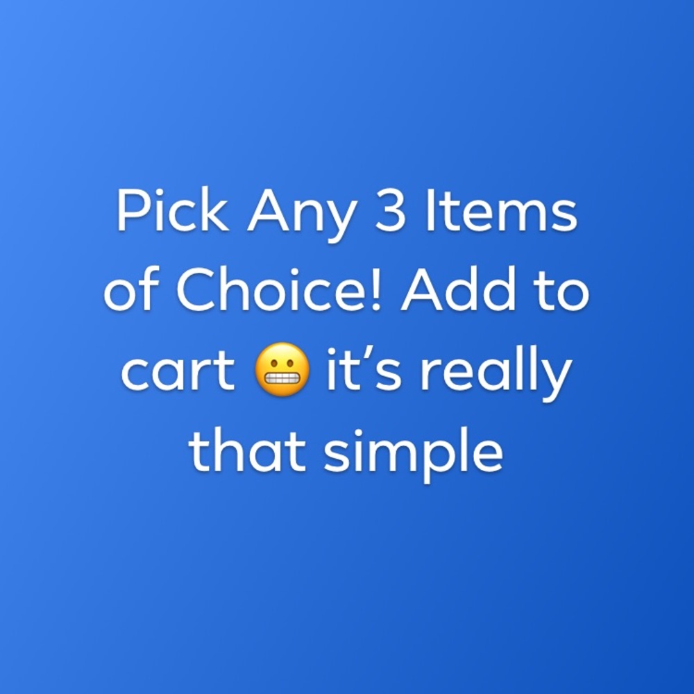 3 for $30 Bundle Deal